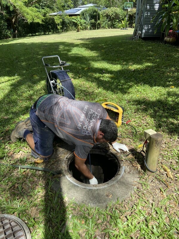 Pressure Cleaning the Drains